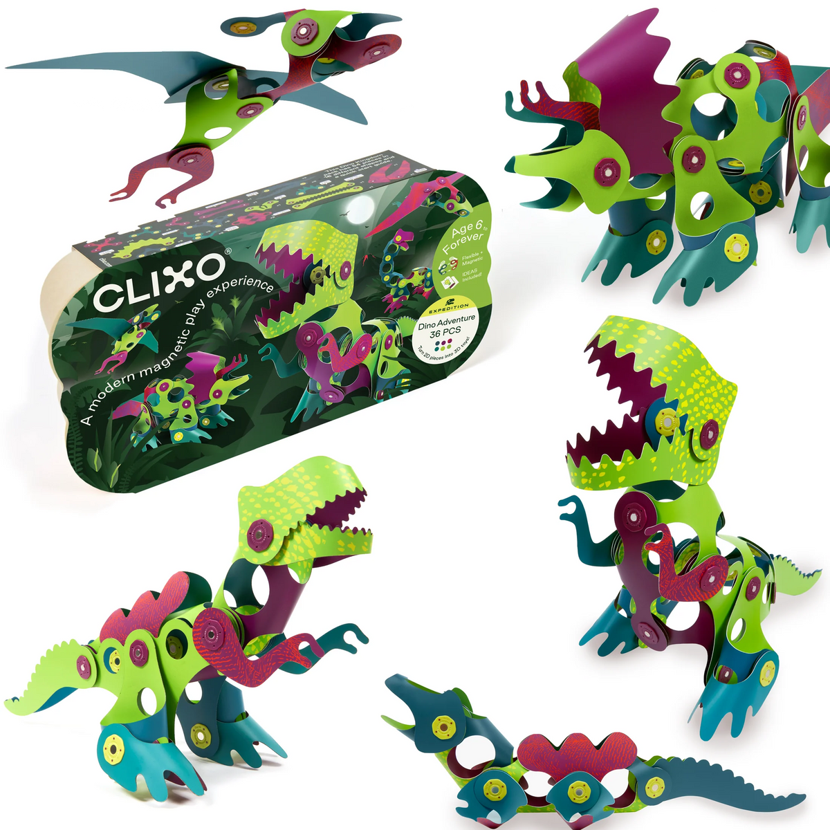 Dino Adventure 36 PCS CLIXO