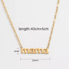 Mama Stainless Steel Necklace