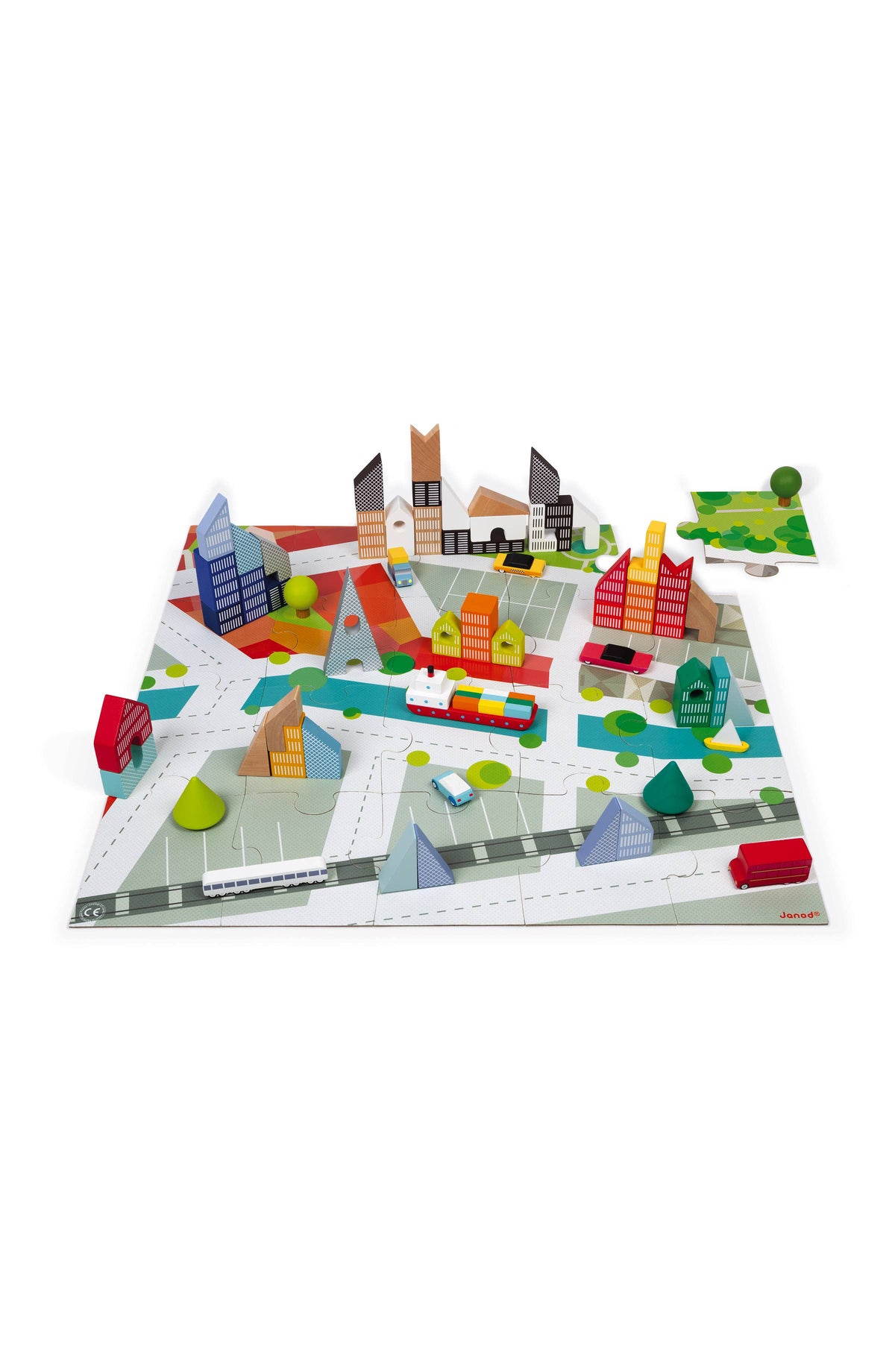 Kubix - City Puzzle - 60 Block Set