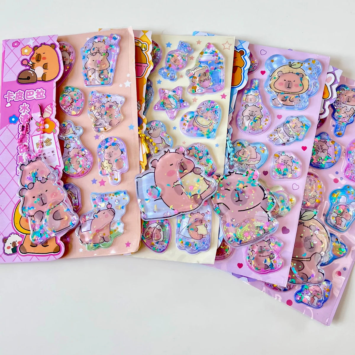 Capybara Water Stickers - 11092