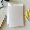 Celebrate paintable notecards