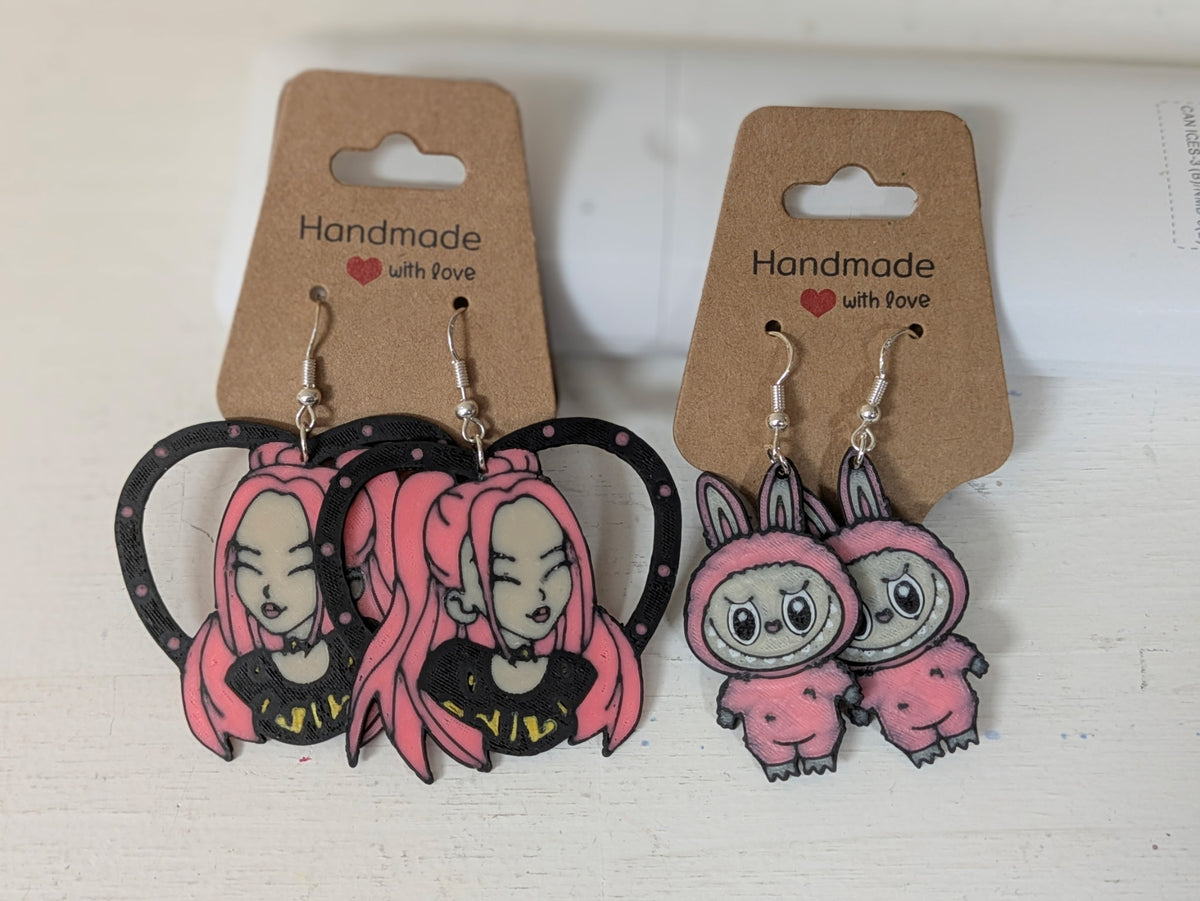 3d Printed earrings - Junior Entrepreneur Program