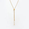 Snake Chain Adjustable Over-length 100cm Necklace Stainless Steel