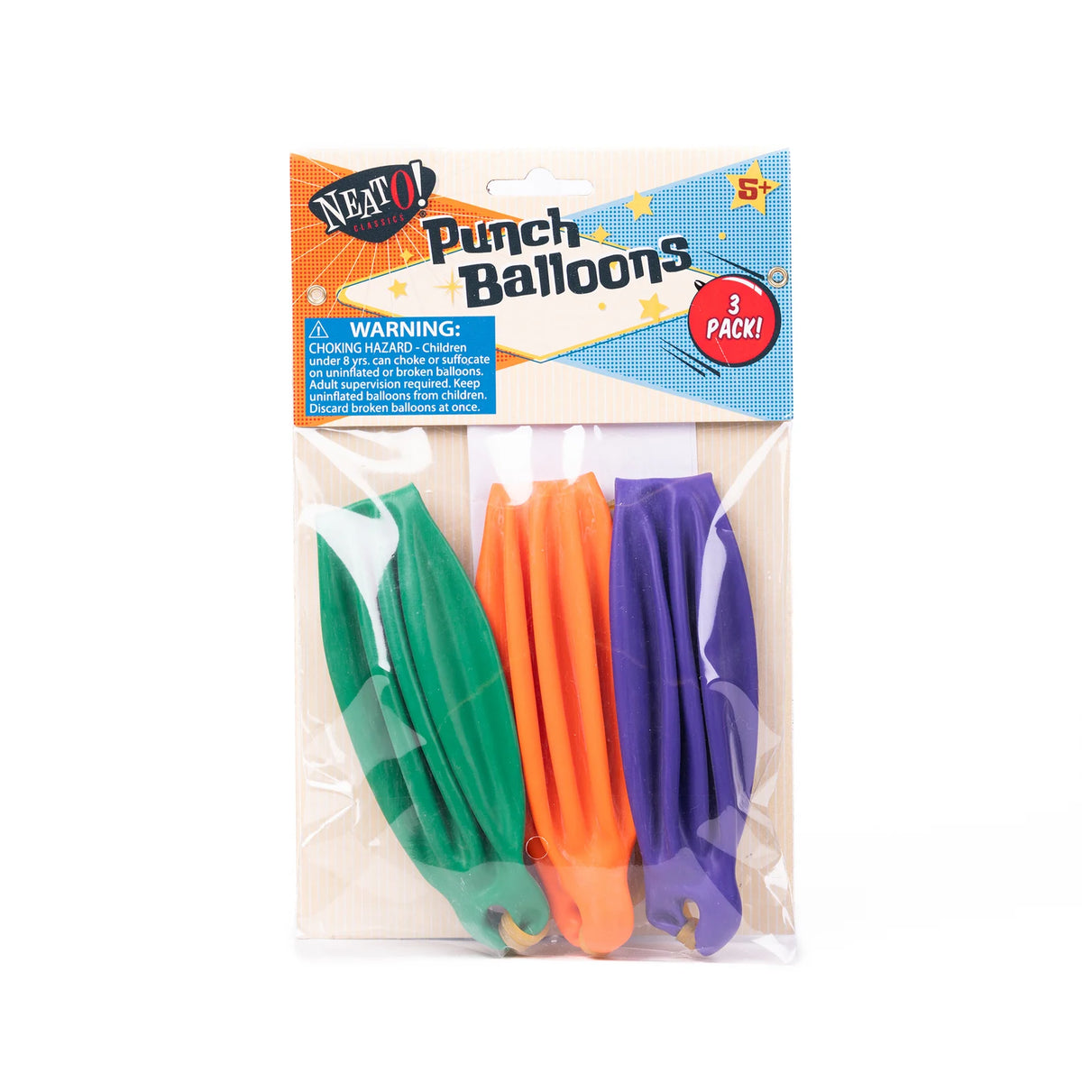 Punch Balloons- Retro Classic - Neato!