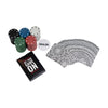 Men's Professional Poker in a Tin Set: Black