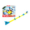 Dickie Toys Volcano and Shark Race Track assortment with launcher mechanism, yellow track modules, and yellow race car