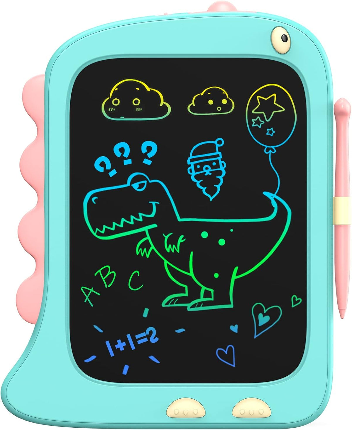 Turqoise Dinosaur 8.5 Inch LCD Doodle Board Tablet