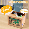 Panda Hiding in Box Coin Bank Automatic Panda Stealing Coin Saving Bank