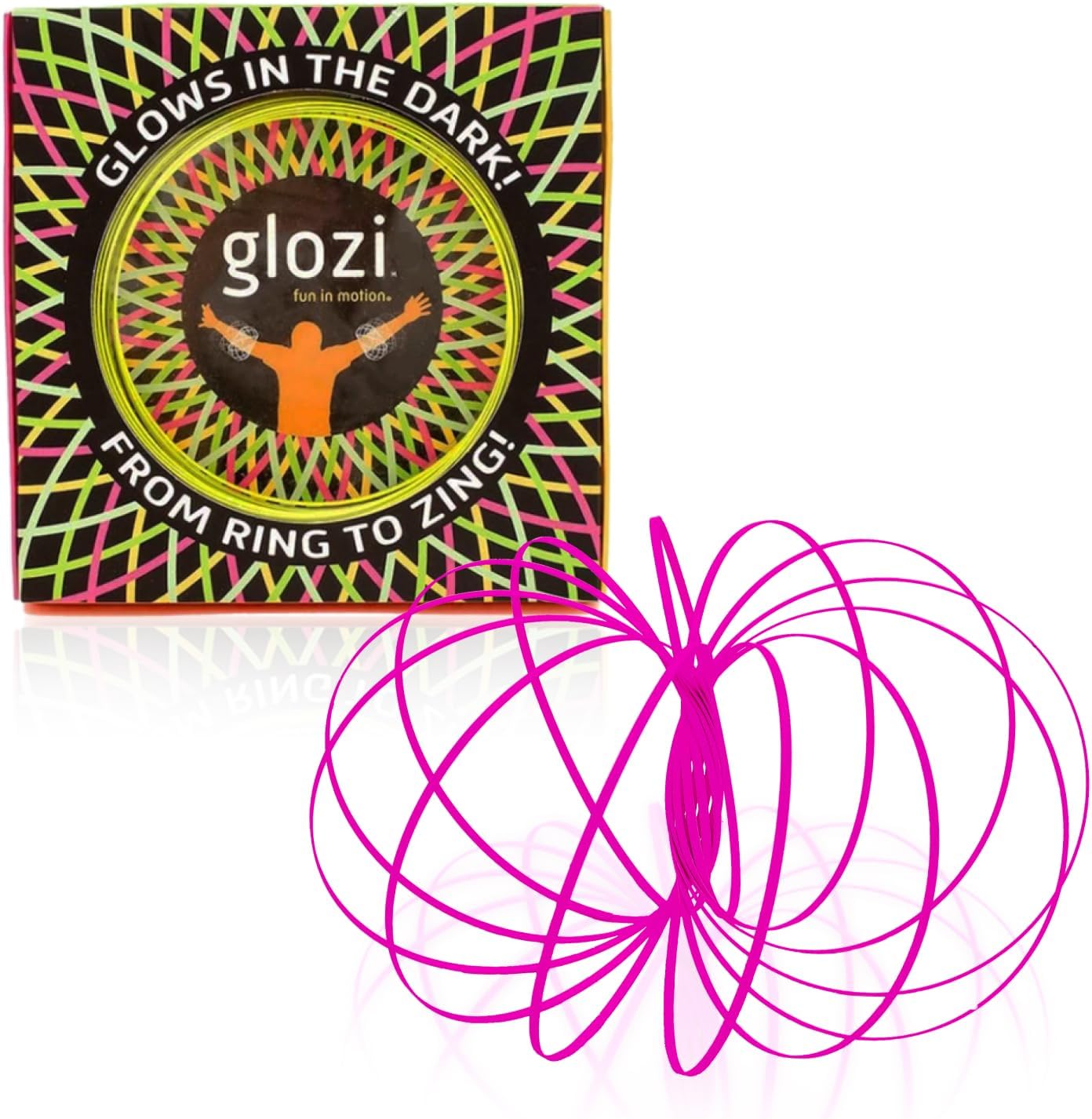 Mozi Glozi - Glow in The Dark Flow Ring- Geometric Magic Flow