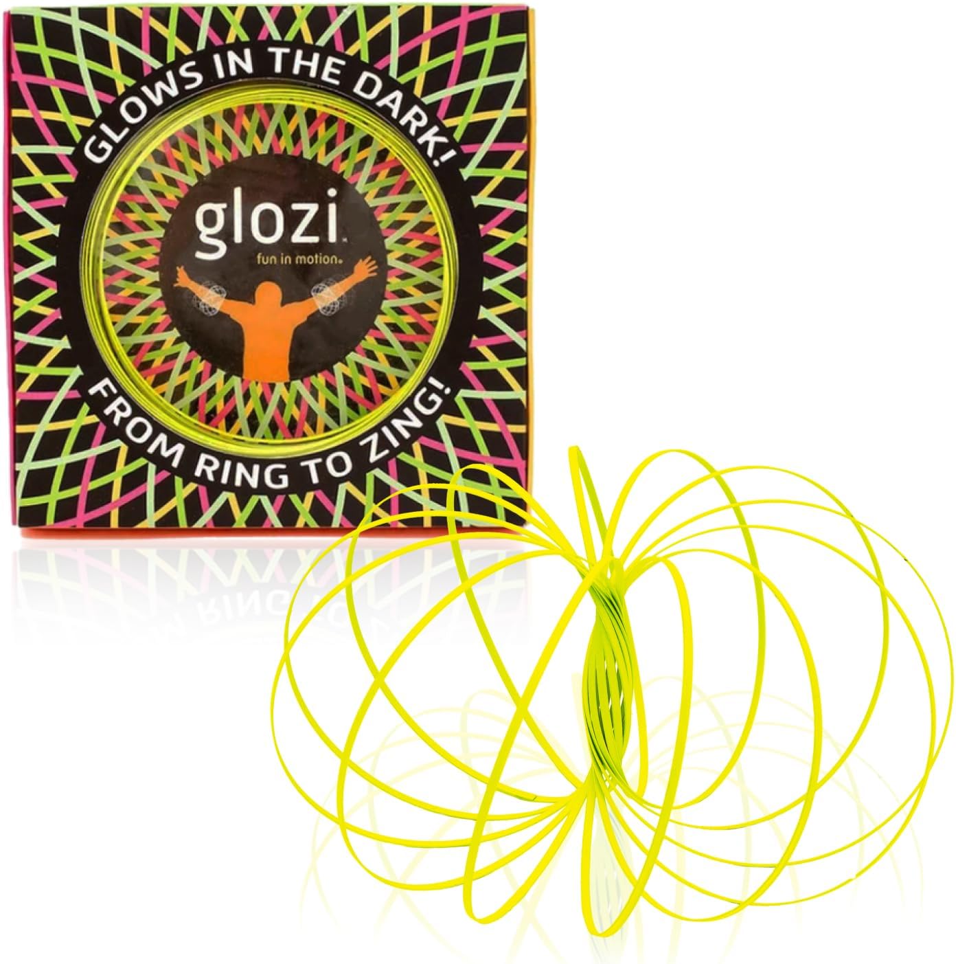 Mozi Glozi - Glow in The Dark Flow Ring- Geometric Magic Flow