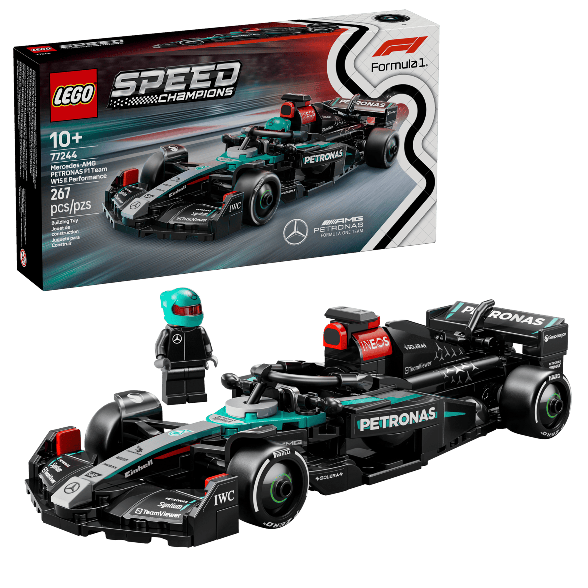 Mercedes-AMG F1® W15 Race Car - LEGO® Speed Champions - 77244