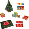 Pokemon Holiday Advent Calendar for Kids, 24 Piece Gift Playset - Set Includes Pikachu, Eevee, Jigglypuff and More - 16 Toy Character Figures & 8 Christmas Accessories - Ages 4+