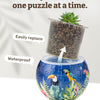 Bird of Paradise 3D Puzzle Flower Pot Planter 80 Pieces