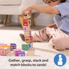 Ms. Rachel Letter, Number, and Game Wooden Learning Blocks with Activity Cards - Melissa & Doug