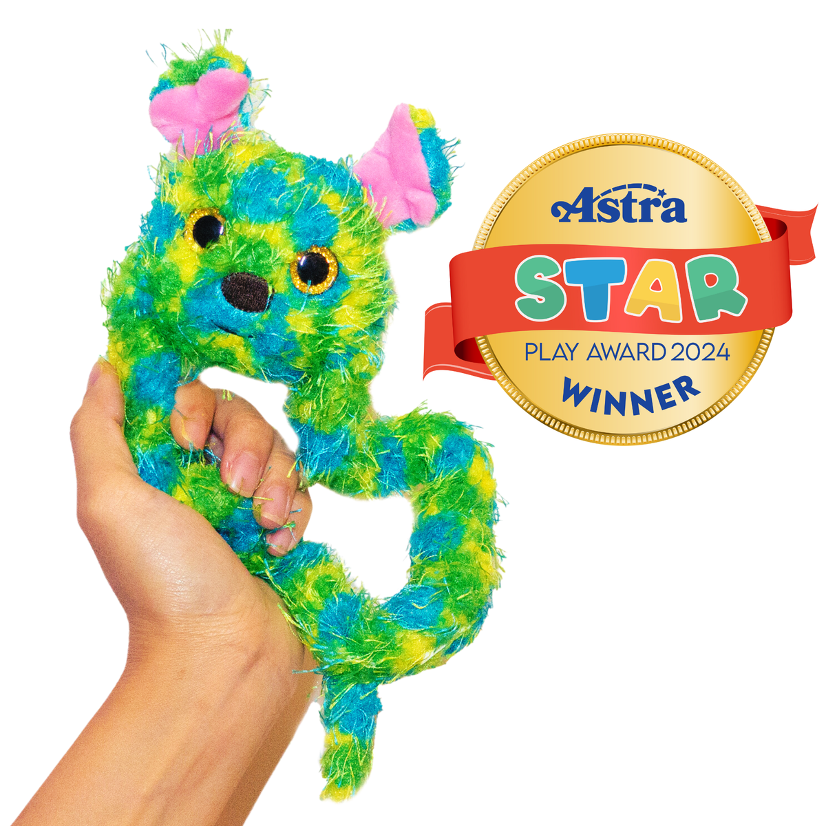 Tangle® Furry Fidget Friends Plush Sensory Fidget Toy
