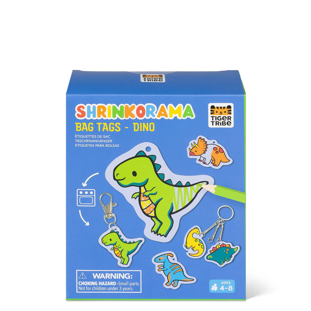 Dino Shrinkorama - Bag Tags