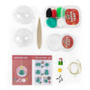 Ornament Kit - Snowman & Tree - Clay Craft