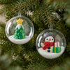 Ornament Kit - Snowman & Tree - Clay Craft