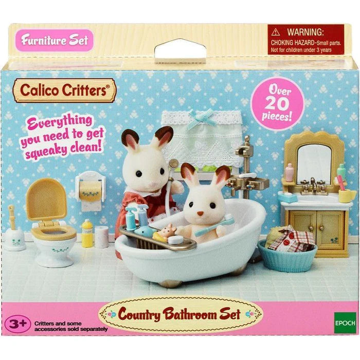 Country Bathroom Set, Dollhouse Furniture and Accessories - Calico Critters