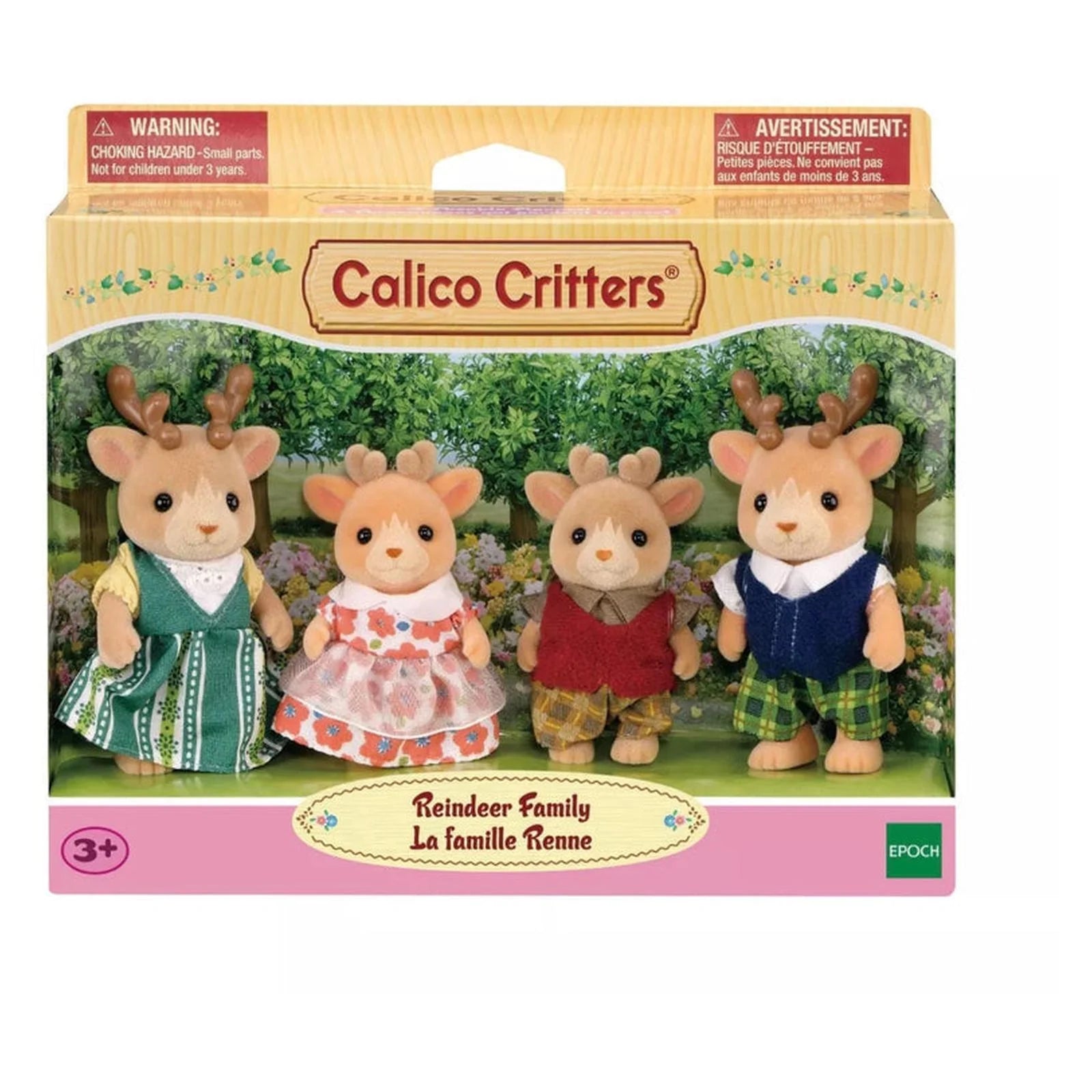 Reindeer Family Collectible Doll Figures - Calico Critters