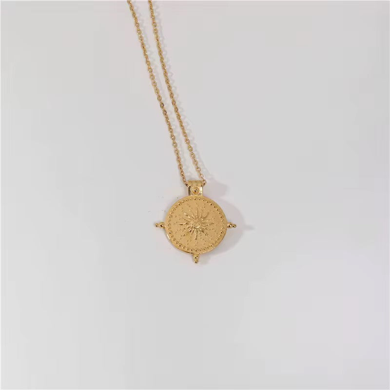 Star Sun Stainless Steele Necklace