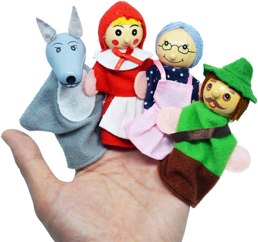 Little Red Riding Finger Puppet Set