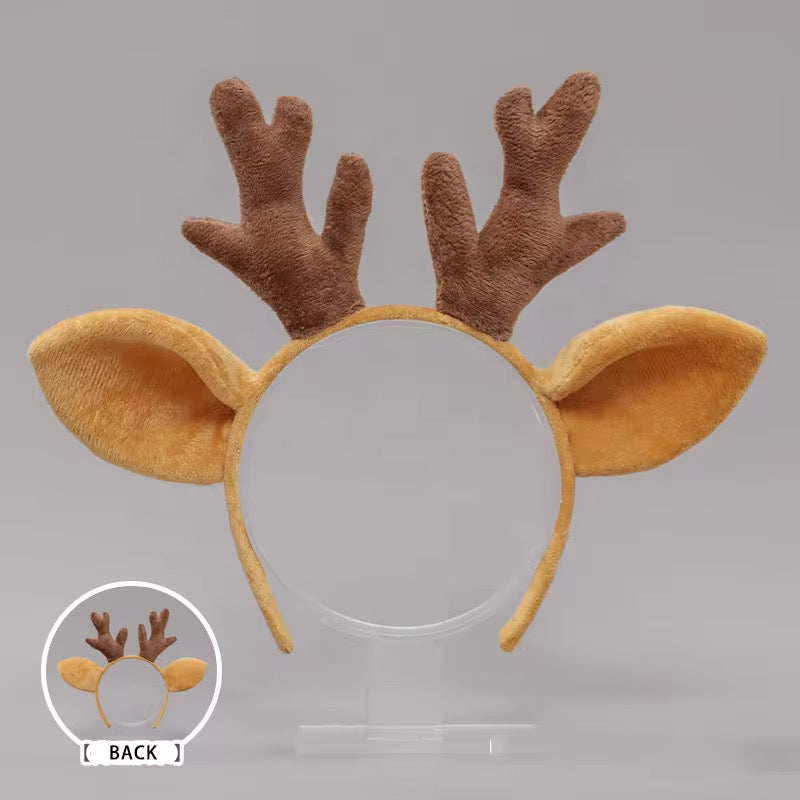 Reindeer Antlers Ears Headbands Christmas Winter Holiday