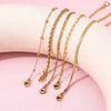 18K Gold Plated Stainless Steel Bracelets