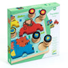 Puzz & Roll Color Wooden Puzzle - Djeco