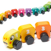 Rainbow Caterpillar - Wooden Toy Cubika