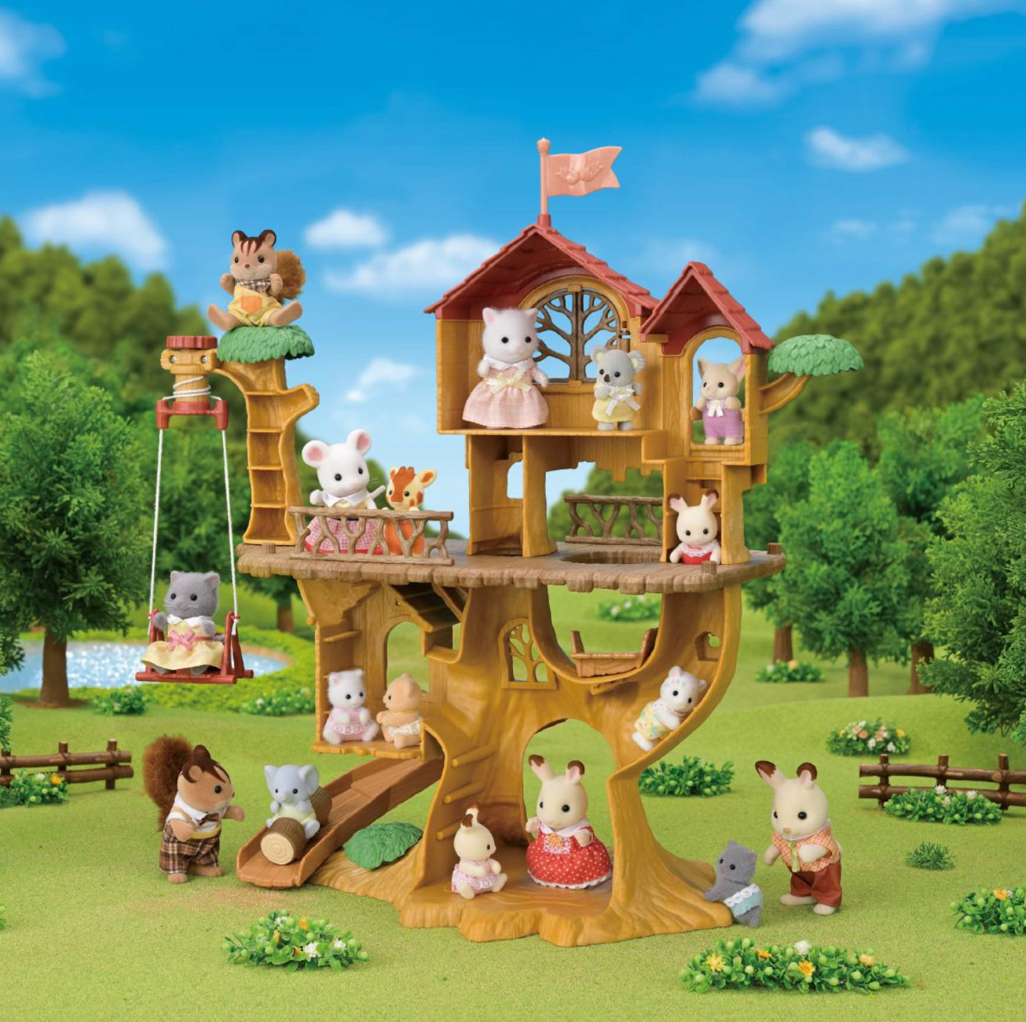 Adventure Tree House Gift Set - Calico Critters