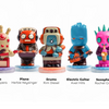 Mountain Riders: 5 Figurines Blues Fusion Band  5 NFC enabled Figurines