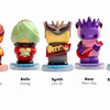 Dragosonic: 5 Figurines Volcano Pop Band  5 NFC enabled Figurines