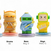 8-Bit Allstars: 5 Figurines Game Music Band  5 NFC enabled Figurines