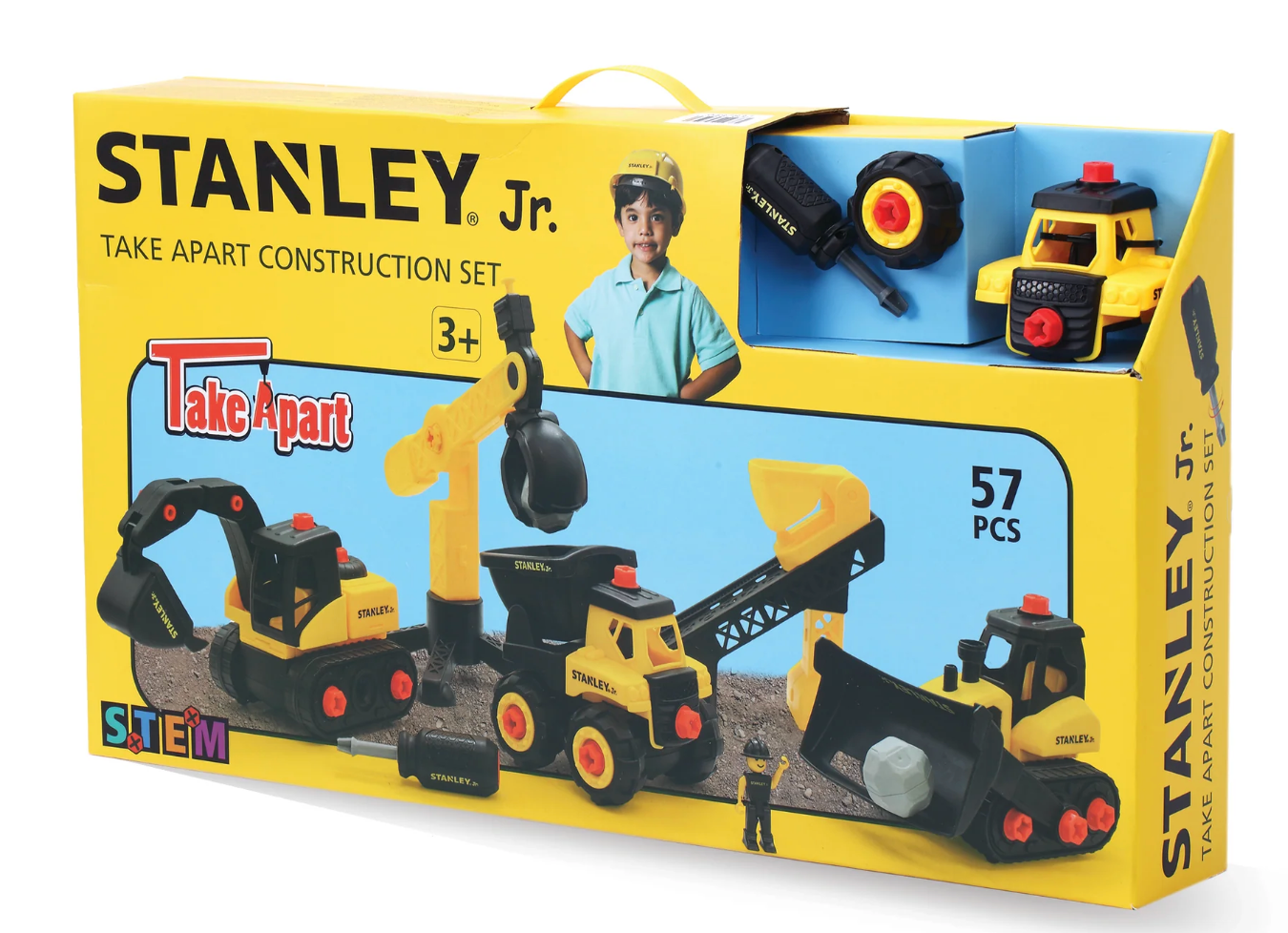 Take Apart Classic Mega Construction Bundle - Red Toolbox Stanley Jr.