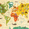 World Map 24-Piece Floor Puzzle