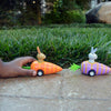 Pull Back Bunny in Carrot Car