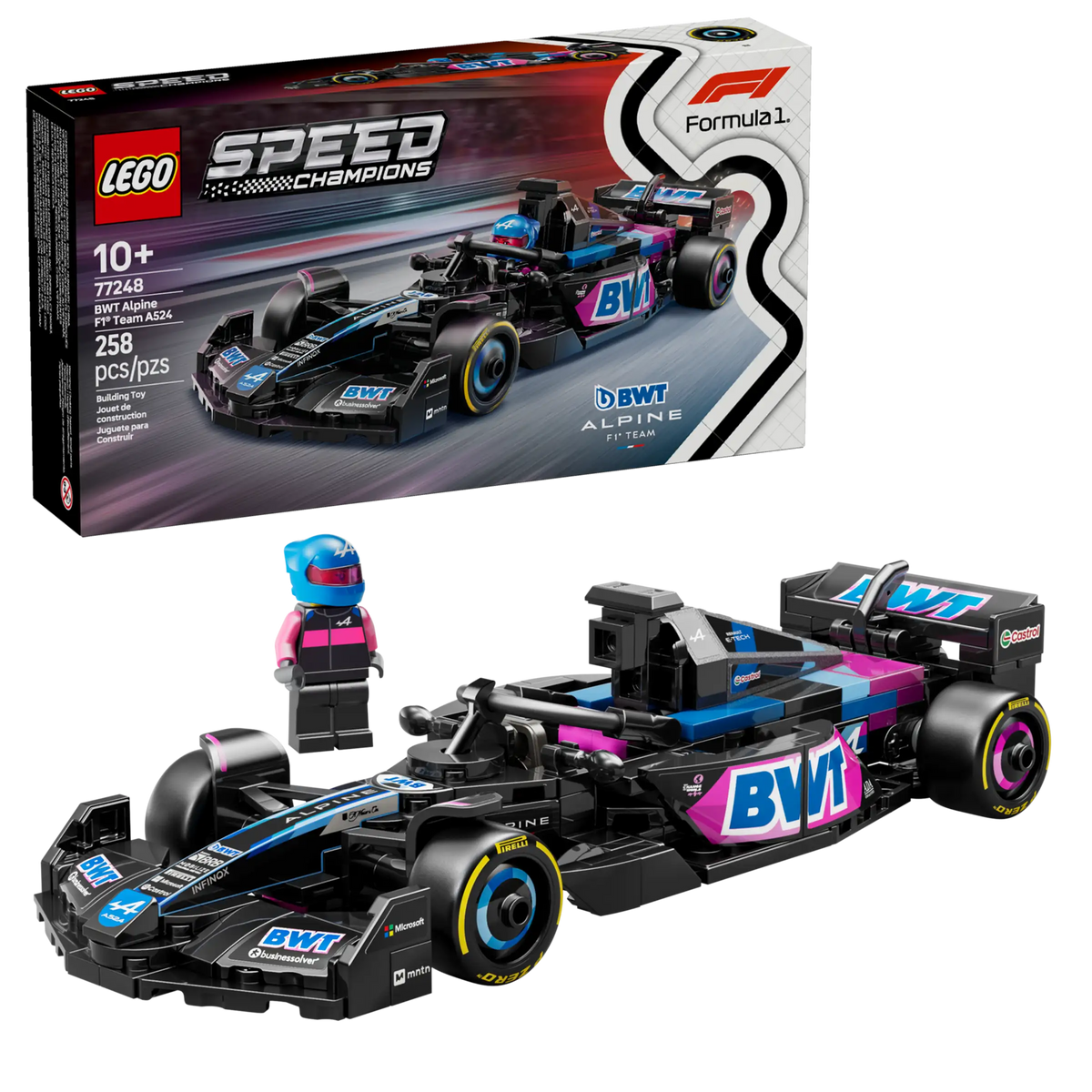 BWT Alpine F1® Team A524 Race Car - LEGO®  Speed Champions - 77248