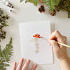 Mushrooms paintable notecards
