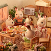 White Rabbit Family, Collectible Doll Figures - Calico Critters