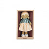 Stuffed doll in a box with 'Kaloo' branding on a white background