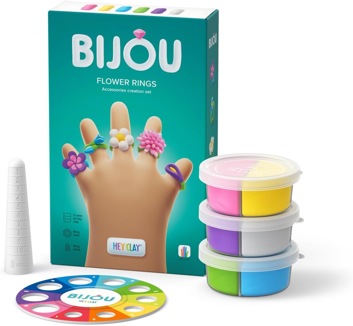 Bijou Flower Rings - Hey Clay