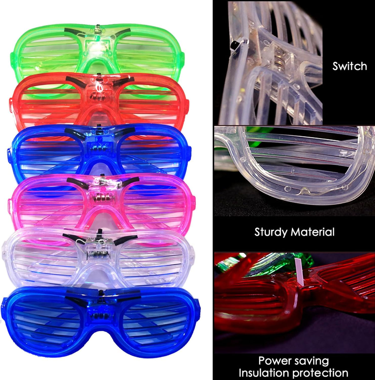 LED Neon Glasses