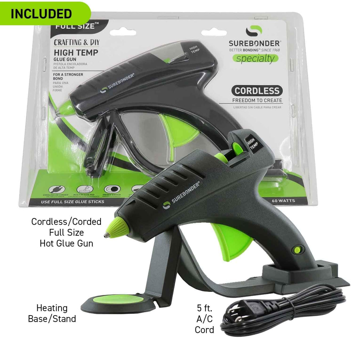 Cordless High Temp Glue Gun
