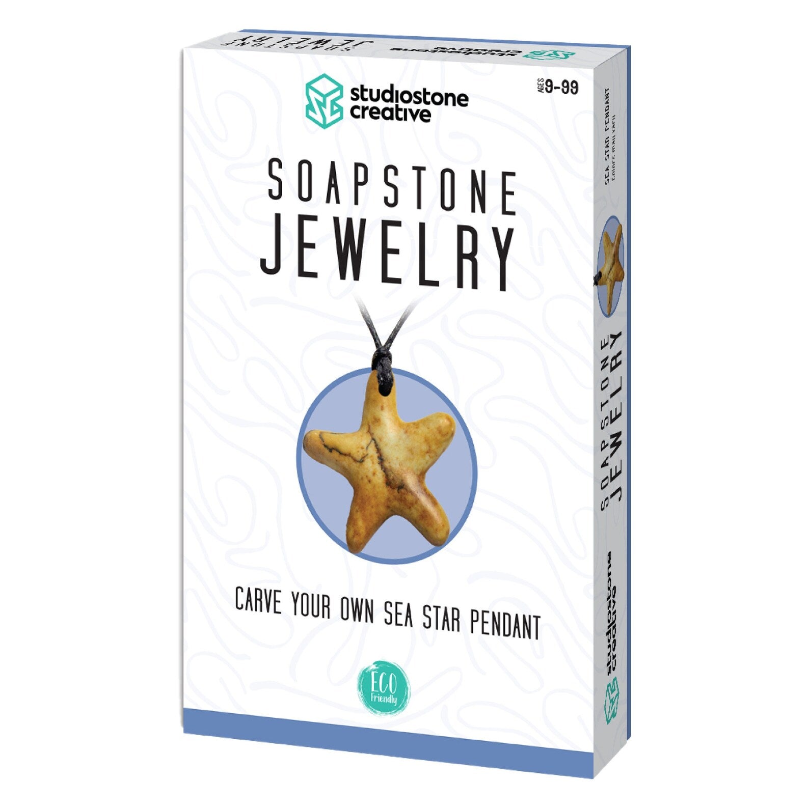 Sea Star Pendant Soapstone Jewelry Carving Kit