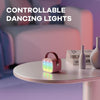 Mini Karaoke Machine for Kids Adults, Bluetooth Speaker with 2 Wireless Microphones