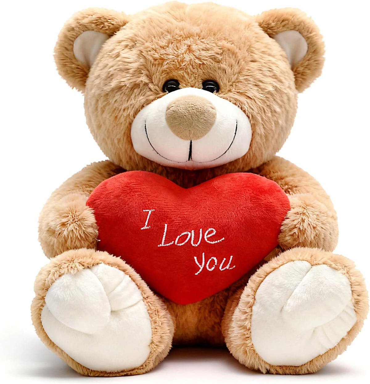 I Love You! 10'' Teddy Bear with Red Heart