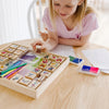 Deluxe Wooden Stamp and Coloring Set - Fairy Tale - Melissa & Doug