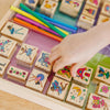 Deluxe Wooden Stamp and Coloring Set - Fairy Tale - Melissa & Doug