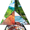 National Parks Northwest, Southwest, Northeast & Southeast Cubendi Fidget Puzzle Cube